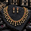South Indian-Style Pink & Green Pearl-Look Fringe Set