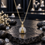 Two-Tone Sparkling Ladybird-Inspired Pendant Necklace
