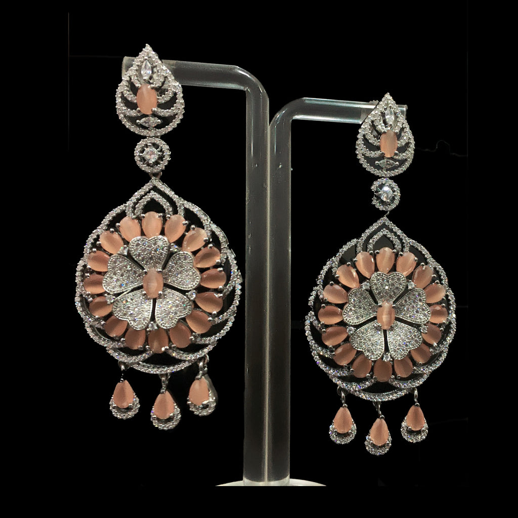 American Diamond Earrings - Designer's Destiny 