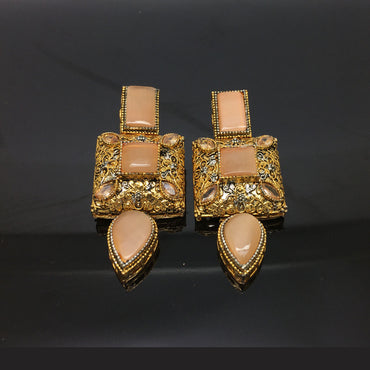 Traditional Gold Plated Earrings 544225