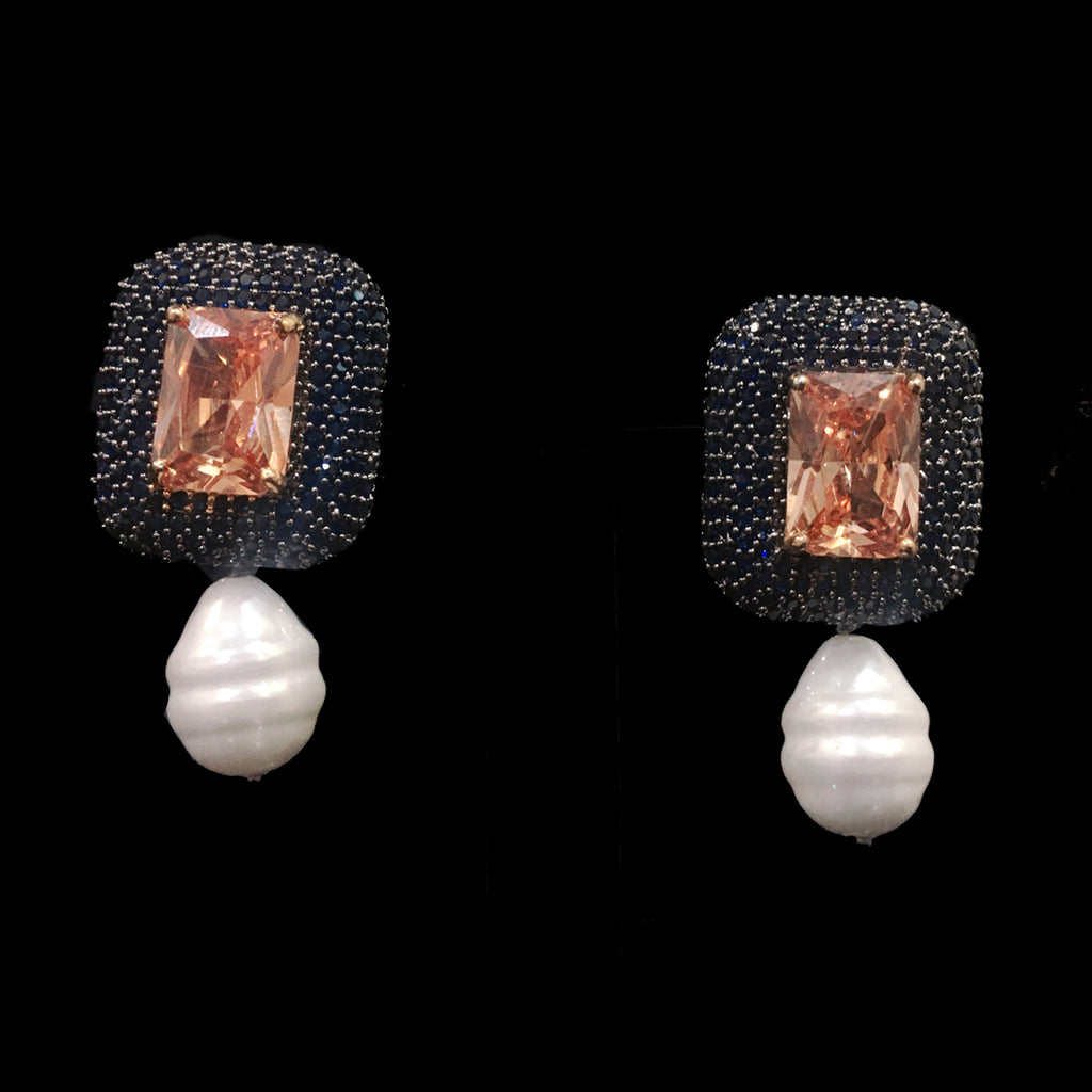 American Diamond Earrings - Designer's Destiny 