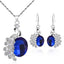Bride Weddding Necklace Pendant Chain  Peacock Necklaces Earring