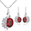 Bride Weddding Necklace Pendant Chain  Peacock Necklaces Earring