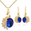 Bride Weddding Necklace Pendant Chain  Peacock Necklaces Earring