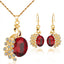 Bride Weddding Necklace Pendant Chain  Peacock Necklaces Earring